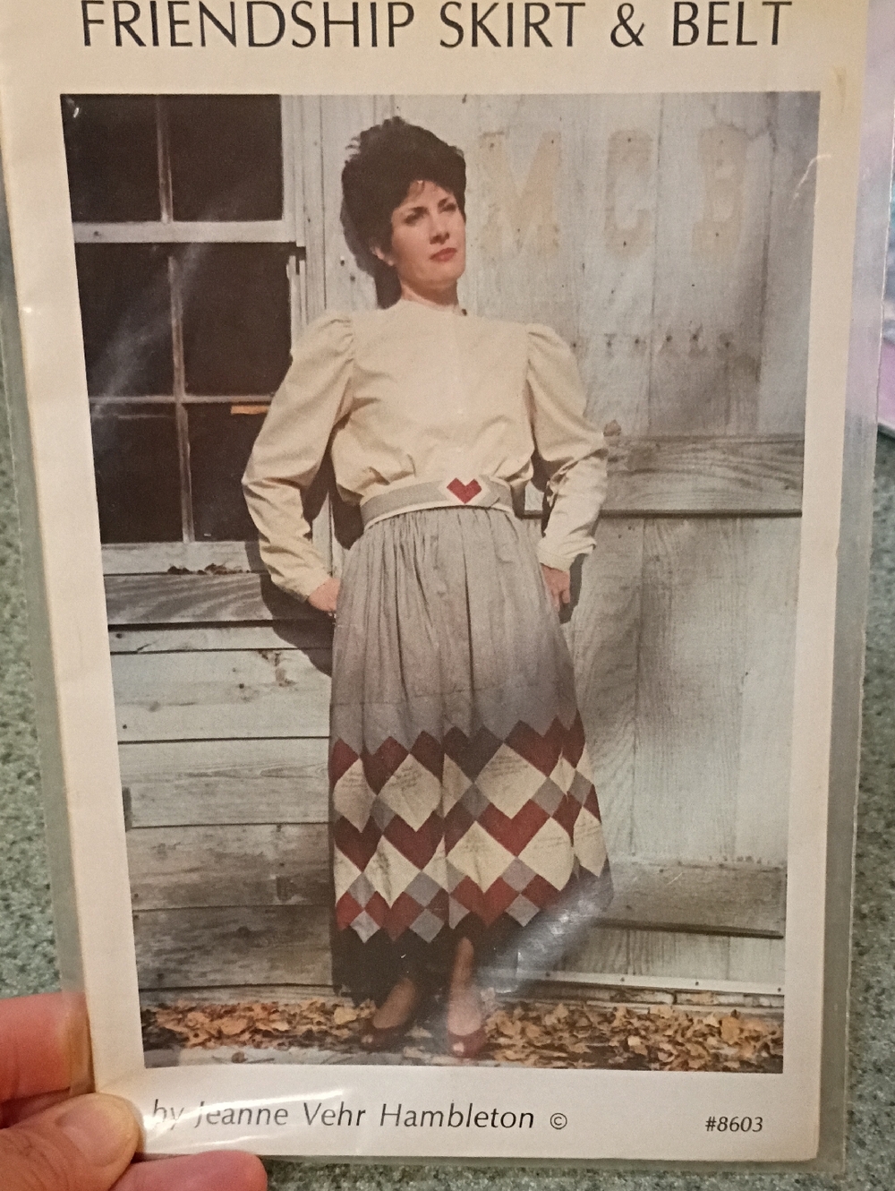 Friendship Skirt And Belt Combo Patter Vintage New